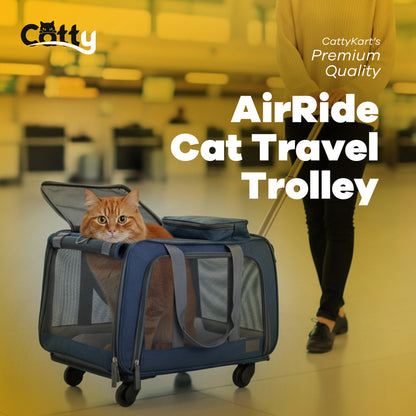 AirRide Cat Travel Trolley by CattyKart™